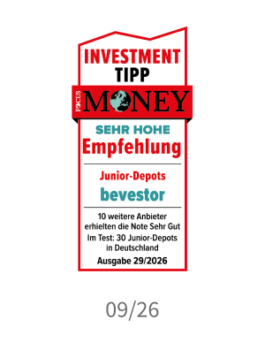 FocusMoneyJuniorDepot09-2026 Auszeichnungssiegel