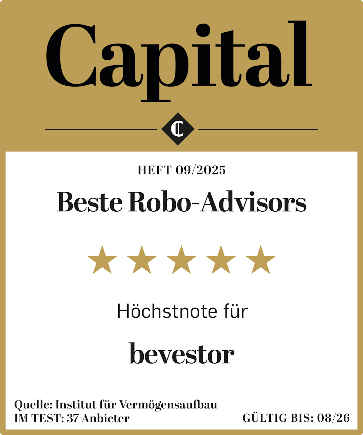 Capital Siegel Beste Robo Advisor